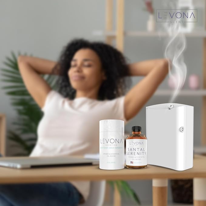 Levona Scent Santal Serenity Essential Oil: Notes of Sandalwood, Papyrus & Amber - Image 4