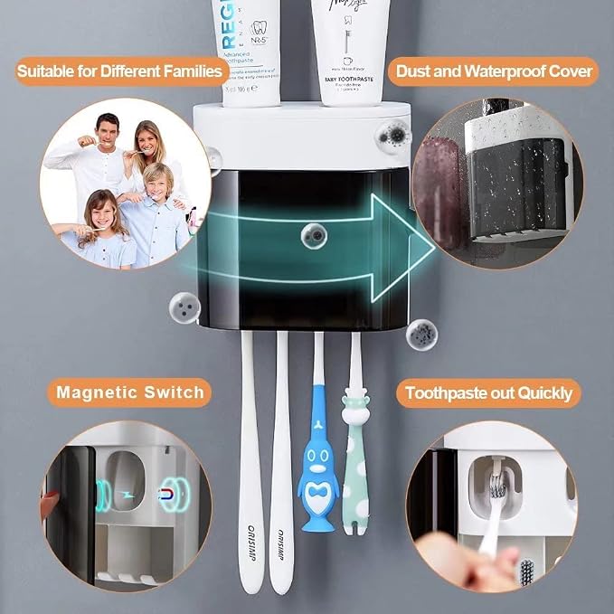 StAider Wall-Mounted Toothbrush Holder-Electric Toothbrush Holder - Image 5