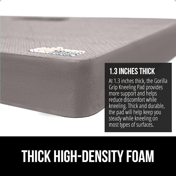 GORILLA GRIP Extra Thick Patent Pending Soft Foam Kneeling Pad, Supportive - Image 3
