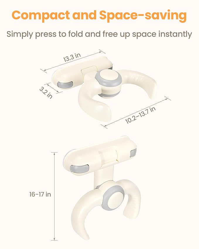 Baby Shower Stand for Infant to Toddler 6–36 Months, Wall-Mounted Baby Bath - Image 7