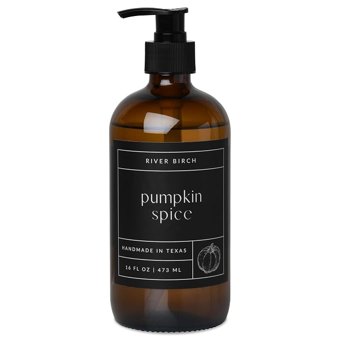 River Birch Pumpkin Spice Scented Natural Hand Soap -Handmade Soap by RiverBirch
