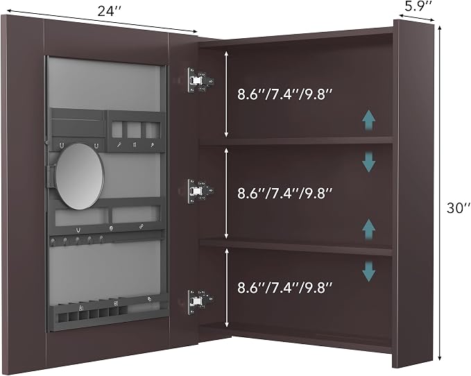 Bathroom Mirror Cabinet - Image 2