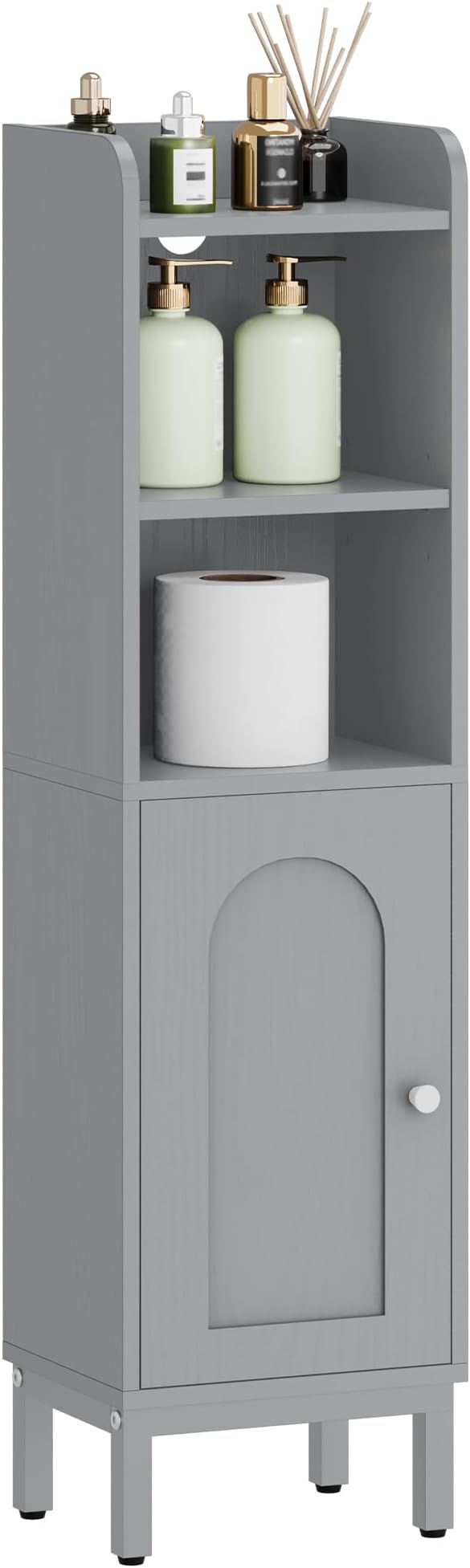 Bathroom Storage Cabinet, Small Corner Floor Cabinet - Image 8