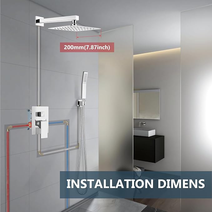 Aolemi Shower Faucet Set Rain Shower System - Image 9