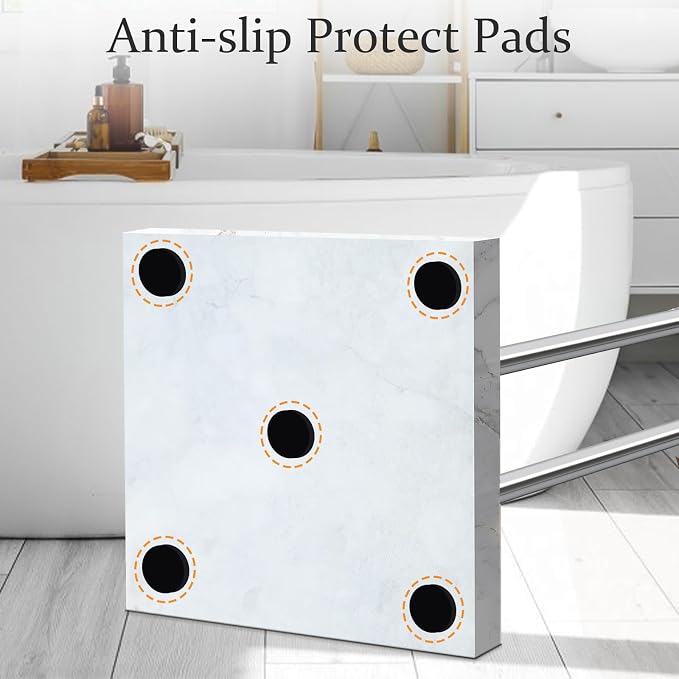 Kayfia 40" Standing Towel Rack - Image 5
