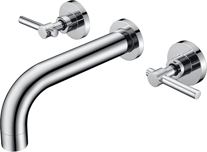 SUMERAIN Wall Mount Bathtub Faucet 3 Hole Tub Filler Faucet by SUMERAINFAUCETS