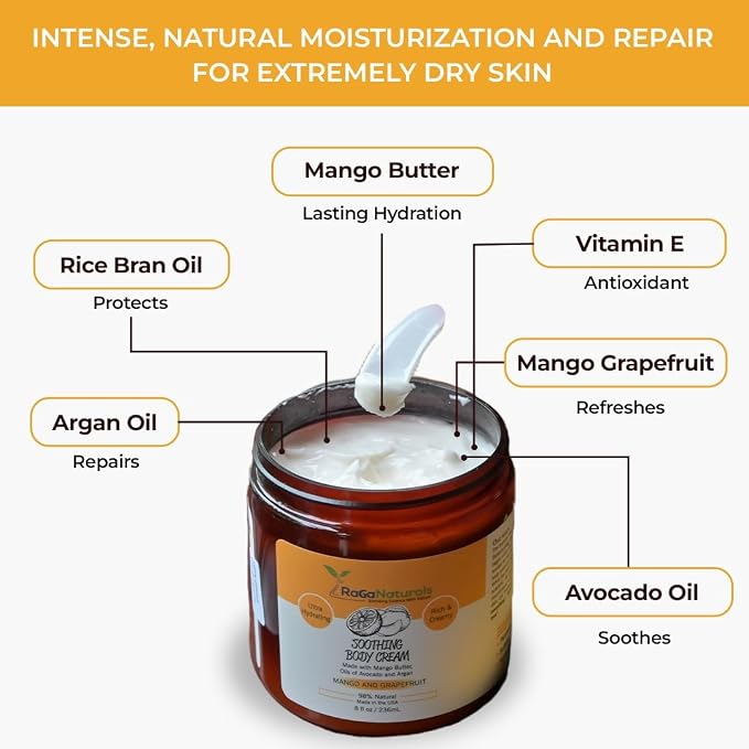 RaGaNaturals Mango Butter Hand & Body Cream - Image 4