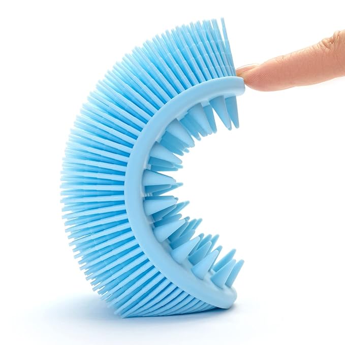 Premium Sensory Brush for Kids or Autism, Soft Silicone Body Scrubber, 2 in 1 - Image 3