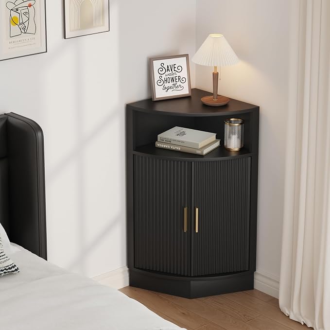 Corner Bathroom Cabinet, Modern Small Corner Cabinet - Image 8