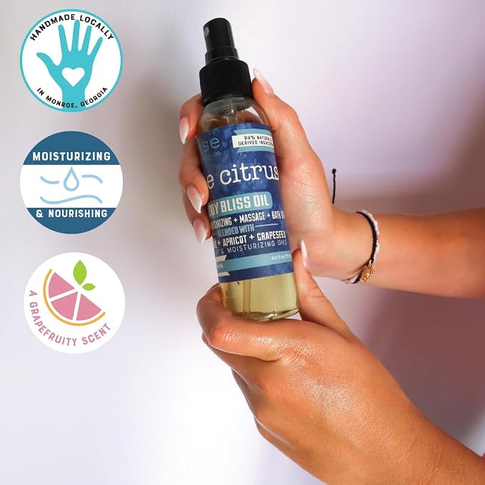 Rinse Bath & Body Blue Citrus Body Oil Moisturizer Spray - Image 4