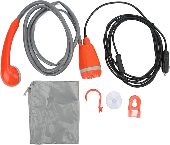 Portable Pump Shower Head, 12V Outdoor Shower - Image 6