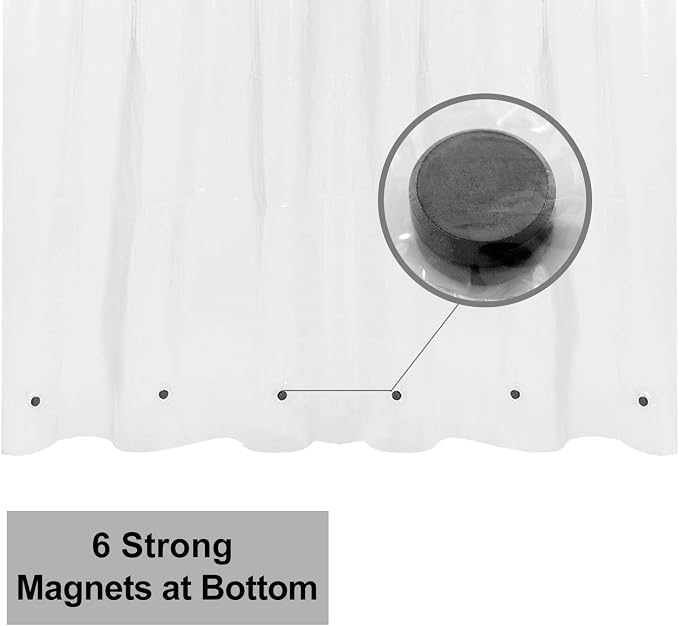 Barossa Design Short Shower Curtain or Liner - Image 3