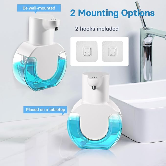 2 Pack Automatic Foaming Soap Dispenser 14.2oz/420ML Touchless Automatic - Image 6