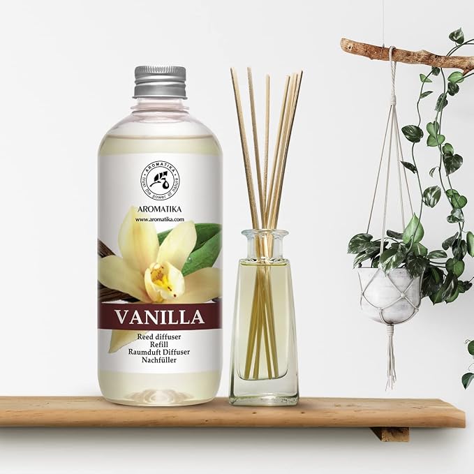 Vanilla Diffuser Refill w/Natural Essential Vanilla Oil 17 Fl Oz - Image 9