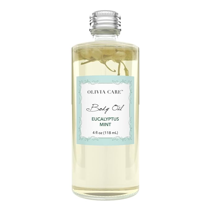 Olivia Care Body Oil Eucalyptus Mint Vegan & Natural | Hydrating & Moisturizing - Image 8
