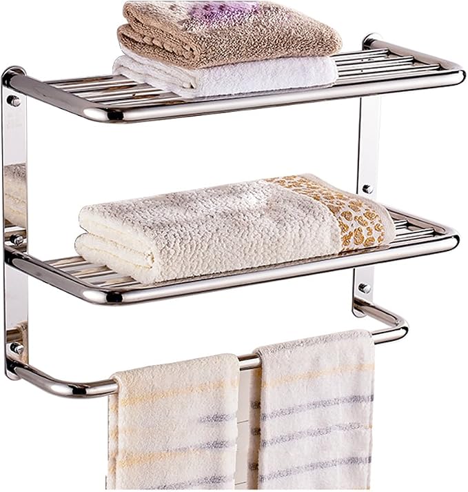 LUANT 24 Inch Bathroom Shelf 3-Tier Wall Mounting Rack by LUANT