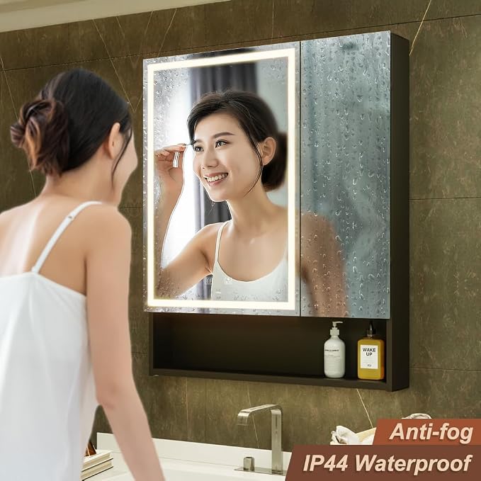 KWW LED Lighted Bathroom Medicine Cabinet - Image 6
