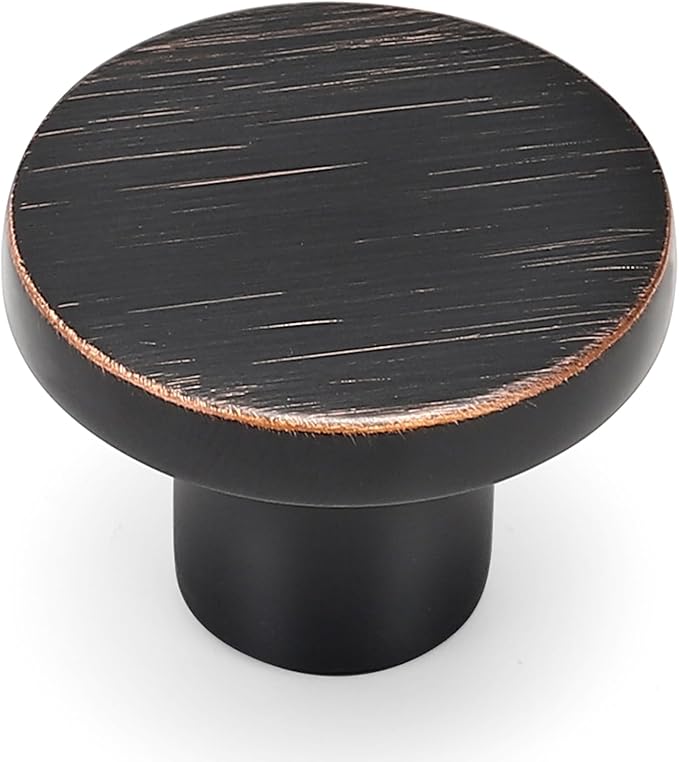 Ravinte 1 Pack Cabinet Knobs Oil Rubbed Bronze Kitchen Cabinet Knobs Round by Ravinte