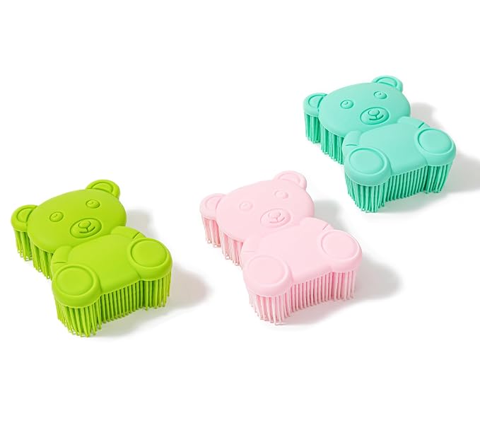 Premium Sensory Brush for Kids or Autism, Soft Silicone Body Scrubber, 2 in 1 by PENEPICO-SIMPLELIFE