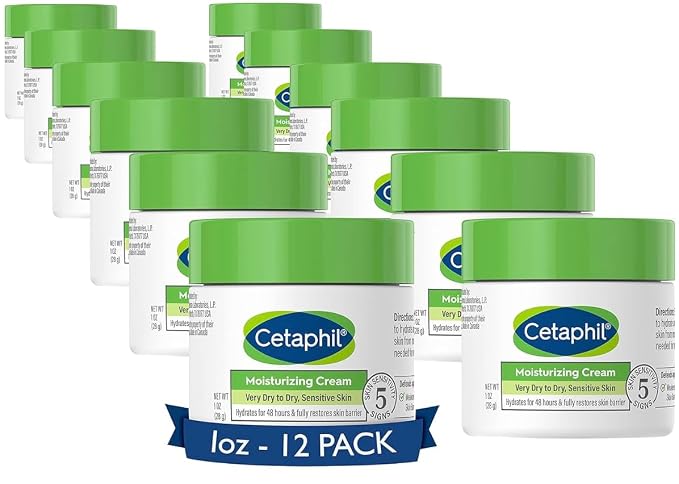 Cetaphil Face & Body Moisturizer, Hydrating Moisturizing Cream by Cetaphil