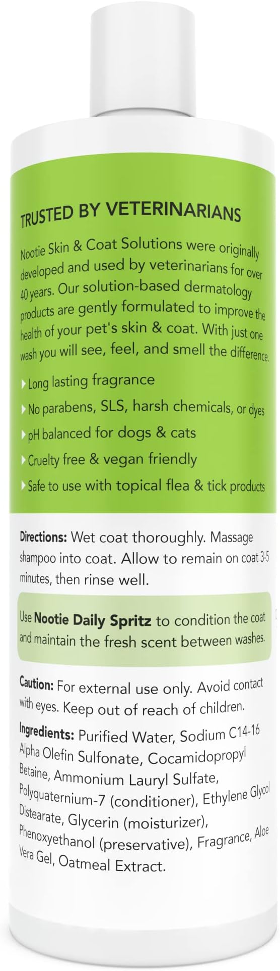 Nootie - Oatmeal Pet Shampoo for Sensitive Skin - Revitalizes Dry Skin & Coat - - Image 4