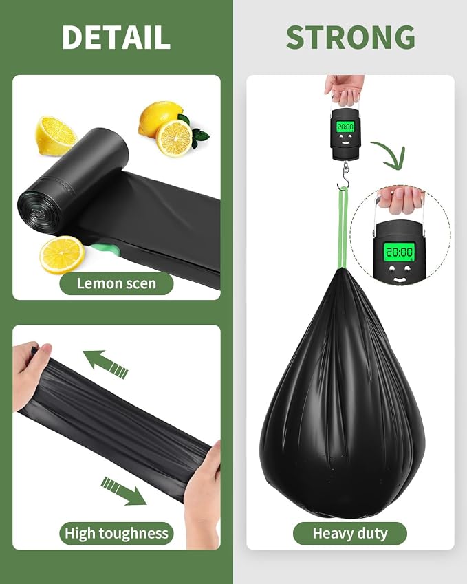 25 Portable Camping Toilet Bags Drawstring, 8 Gal Compost Bags - Image 4