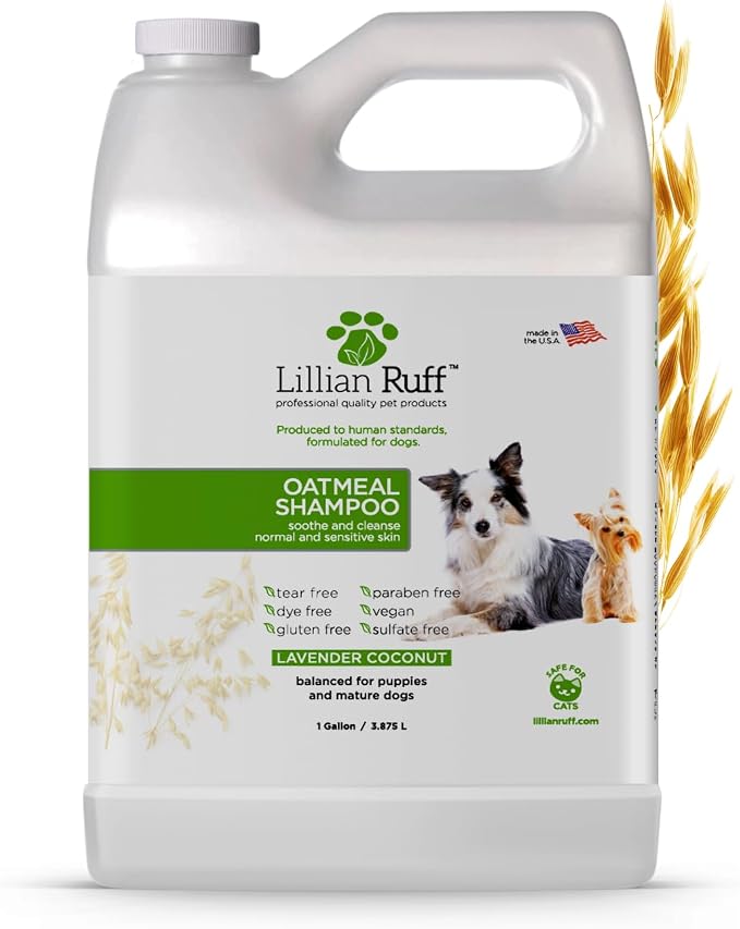Lillian Ruff PRO Formula Deodorizing Oatmeal Dog Shampoo by LillianRuff