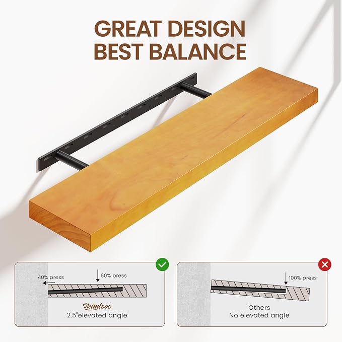 Heimlove 36 inch Floating Shelves - Image 6