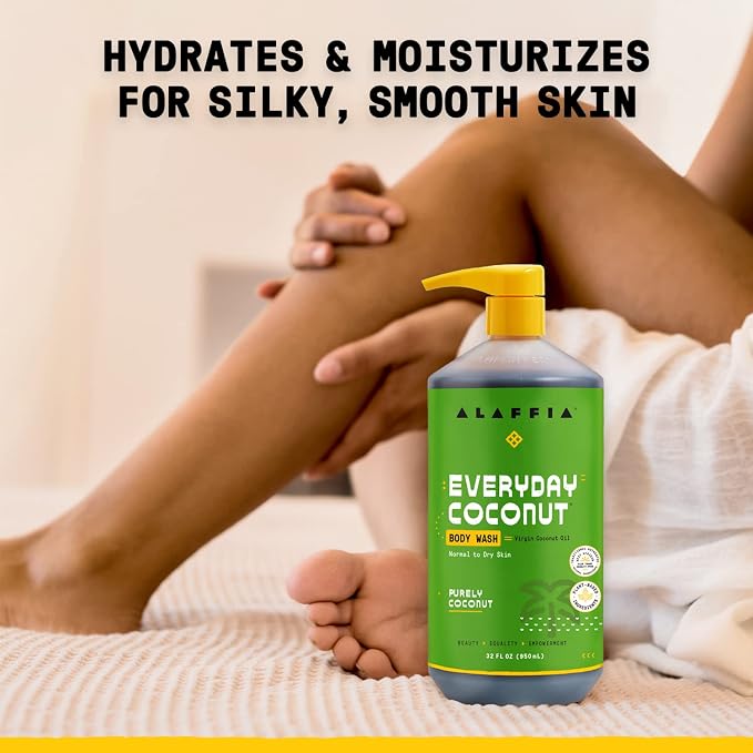 Alaffia Body Wash, Everyday Coconut – Moisturizing Soap - Image 6