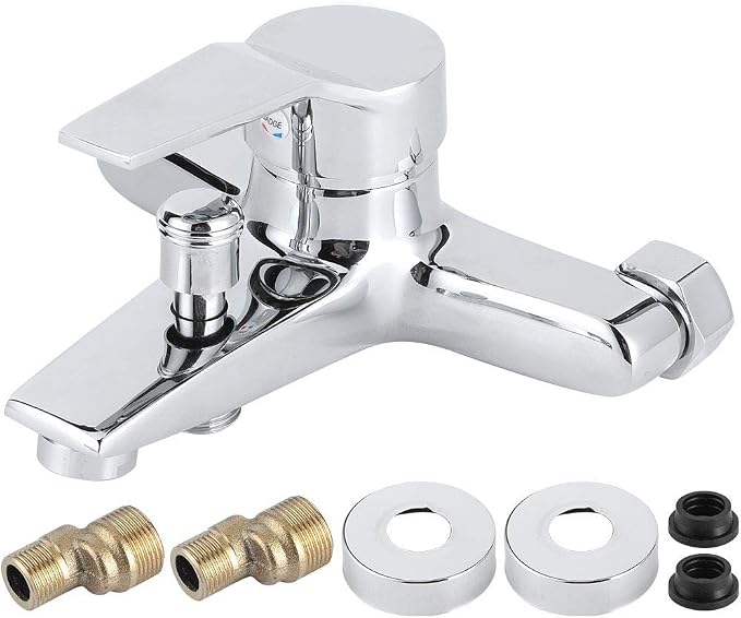 GLOGLOW G1/2in Thread Copper Shower Faucet, Wall Mounted Triple Mixer Tap - Image 6