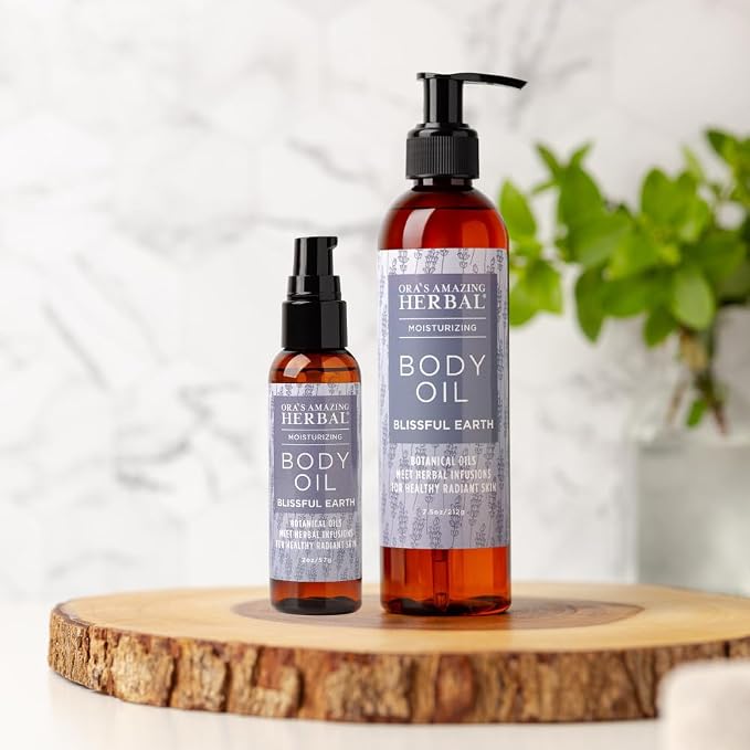 Ora's Amazing Herbal Lavender Bath Oil, Herbal Infused Moisturizing Shower and - Image 4