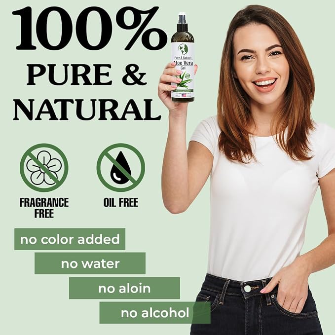 Earth's Daughter Organic Aloe Vera Gel from 100% Pure and Natural Cold Pressed - Image 2