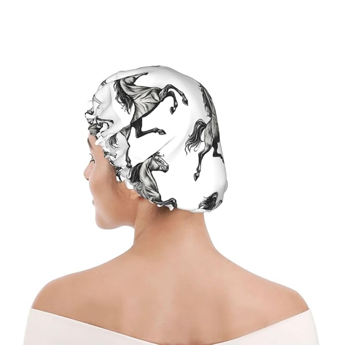 Elegant Running Horse Shower Cap - Image 8