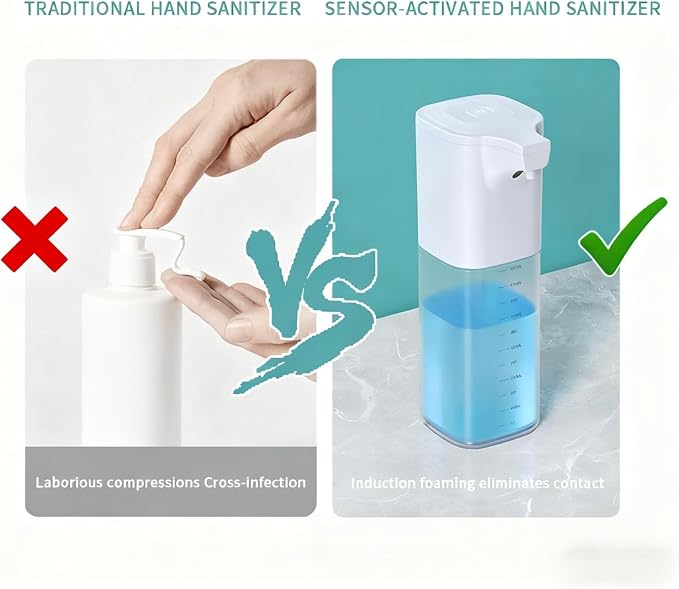 Automatic Foaming Soap Dispenser, Touchless Foam Soap Dispenser 4-Level - Image 8