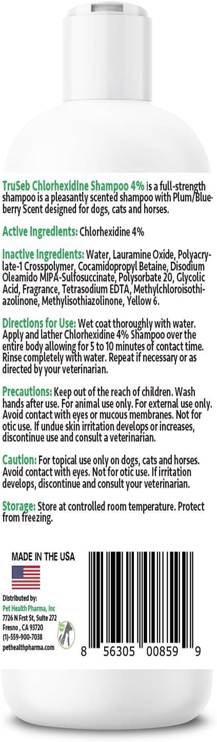 Truseb Topical Chlorhexidine 4% Shampoo - Image 3