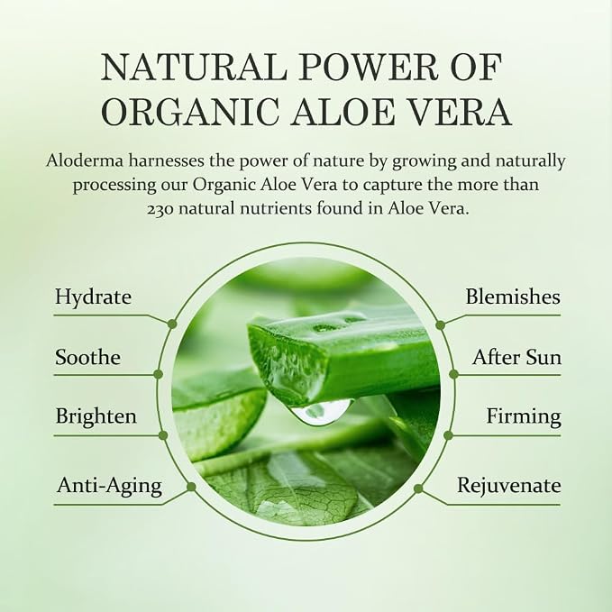 Aloderma 99% Organic Aloe Vera Gel - Image 4
