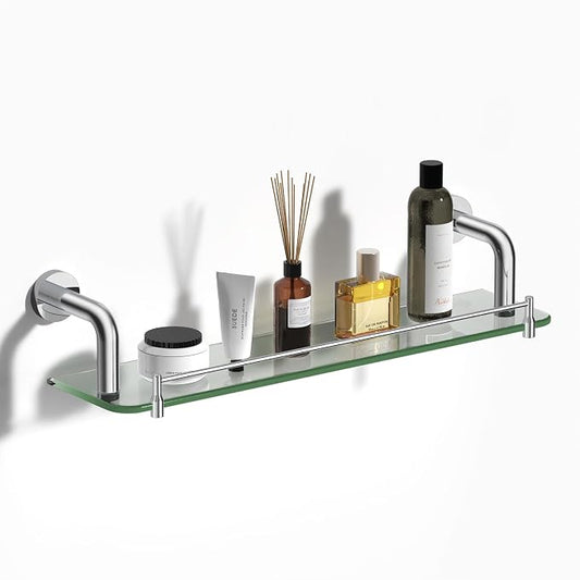 Floating Glass Shelves for Bathroom by SFGSOWOR