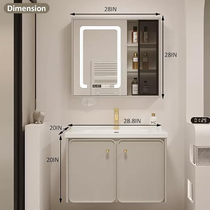 Bathroom Vanity - 28IN Luxurious Bathroom Vanity - Image 2