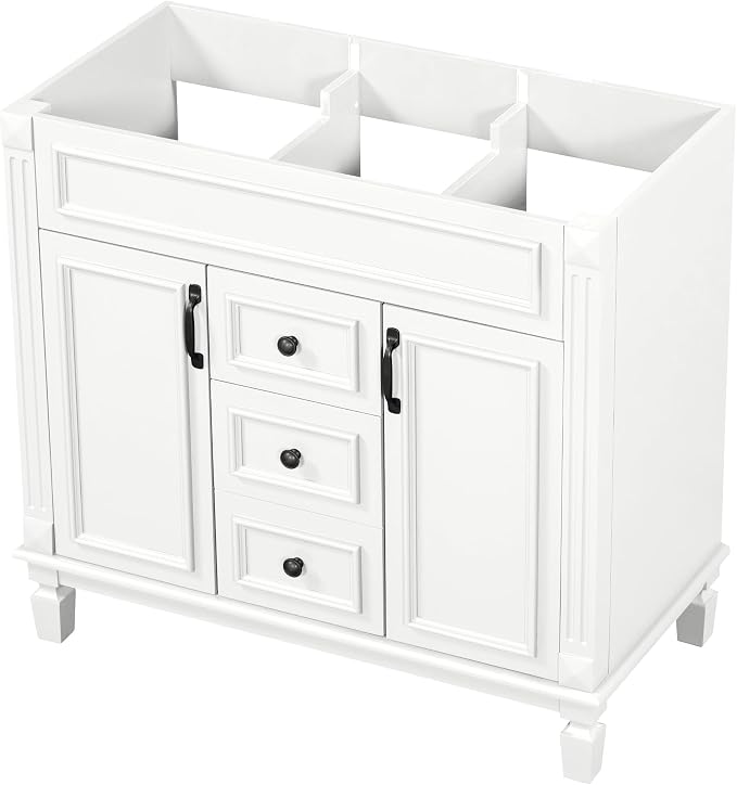 Favfurish 36" Bathroom Vanity Without Top Sink, Modern Freestanding Bath - Image 5