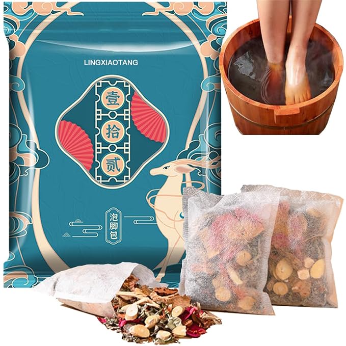 30 Bags Herbal Foot Soak Bag Set, 31.74oz Herbal Foot Bath Spa Powder Kits Foot by Unknown