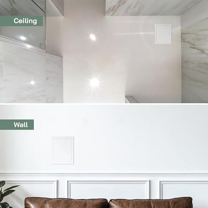 Vent Systems 8'' x 10'' Inch White Metal Access Panel - Image 5