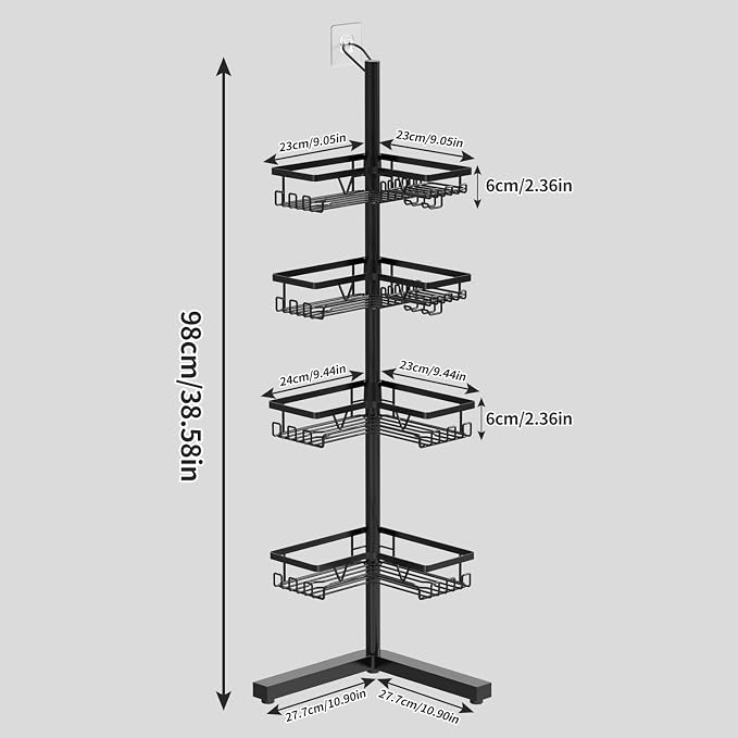 Standing Shower Caddy Corner - Image 7