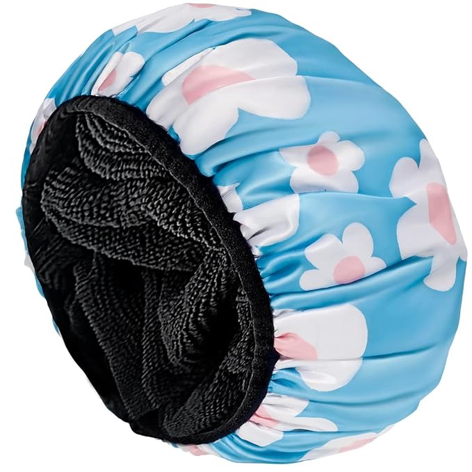 Aquior Shower Cap, Extra Large Triple Layer Bathing Cap by Aquior
