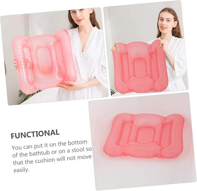 1pc Inflatable Bathtub Seat Cushion - Image 7