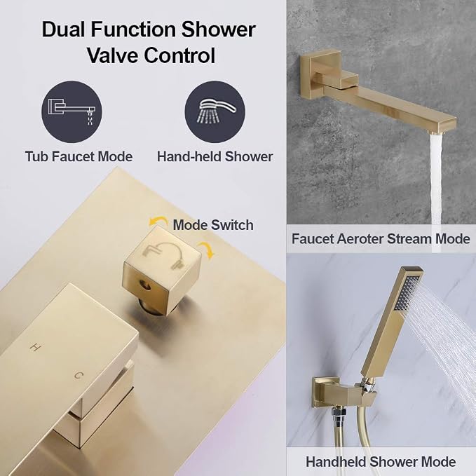 Wall Mounted Bathtub Faucet - Image 3