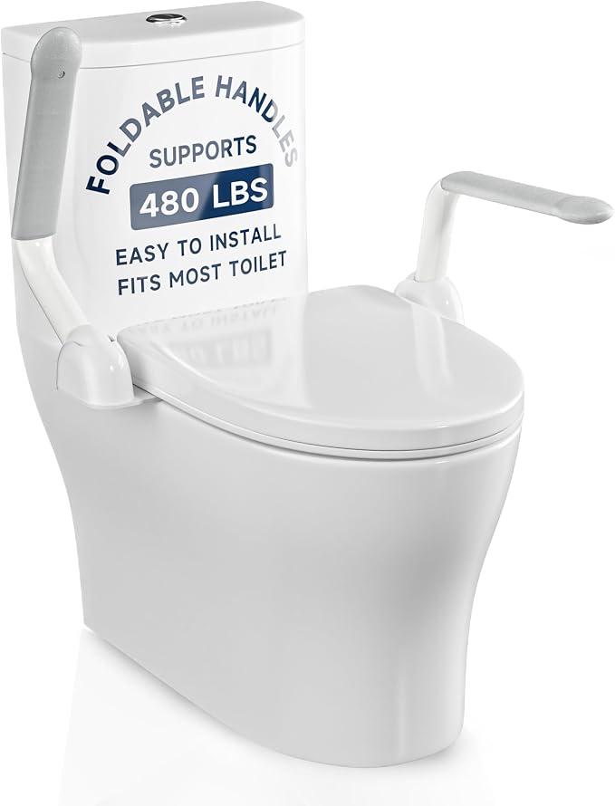 Toilet Safety Rails for Seniors by Gettati
