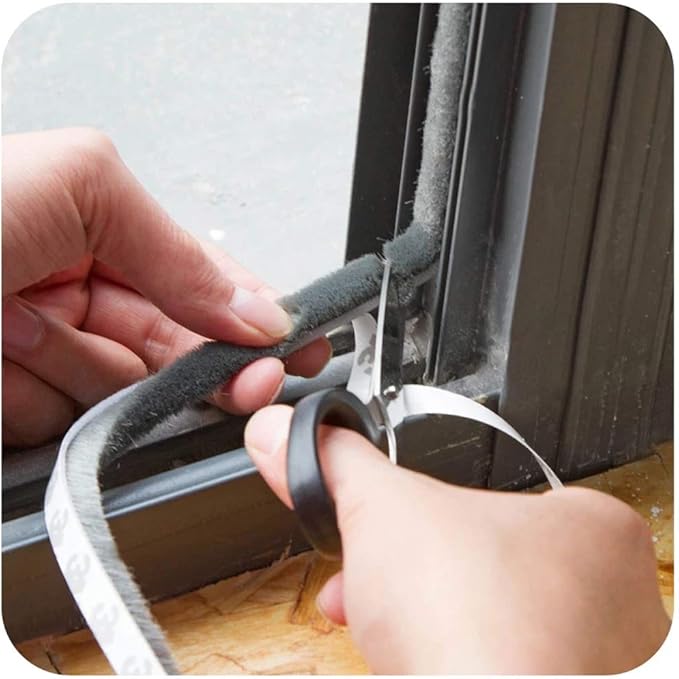 Weather Stripping Brush for Sliding Windows/Doors Frame Side, Pile Self - Image 8