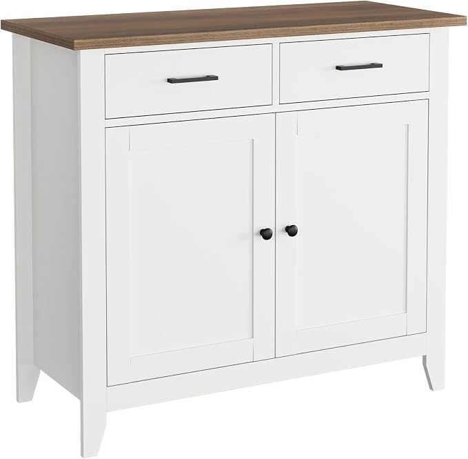 HORSTORS Kitchen Storage Cabinet, Modern Farmhouse Buffet Cabinet by HORSTORS