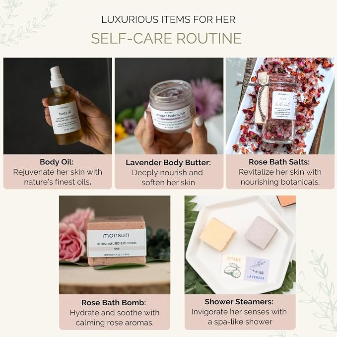 Self Care Gift Basket for Mom: New Mommy Care Package Pampering Gift Set - Image 3