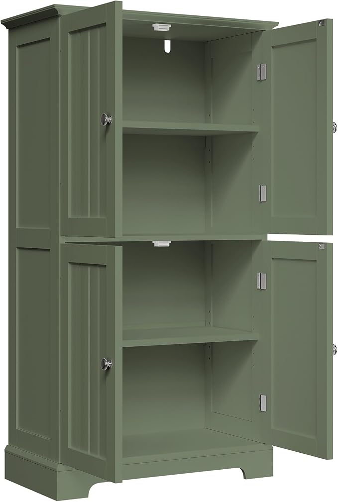 ChooChoo Bathroom Floor Cabinet, Modern Bathroom Storage Cabinet - Image 7